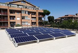 Fotovoltaico su terrazza